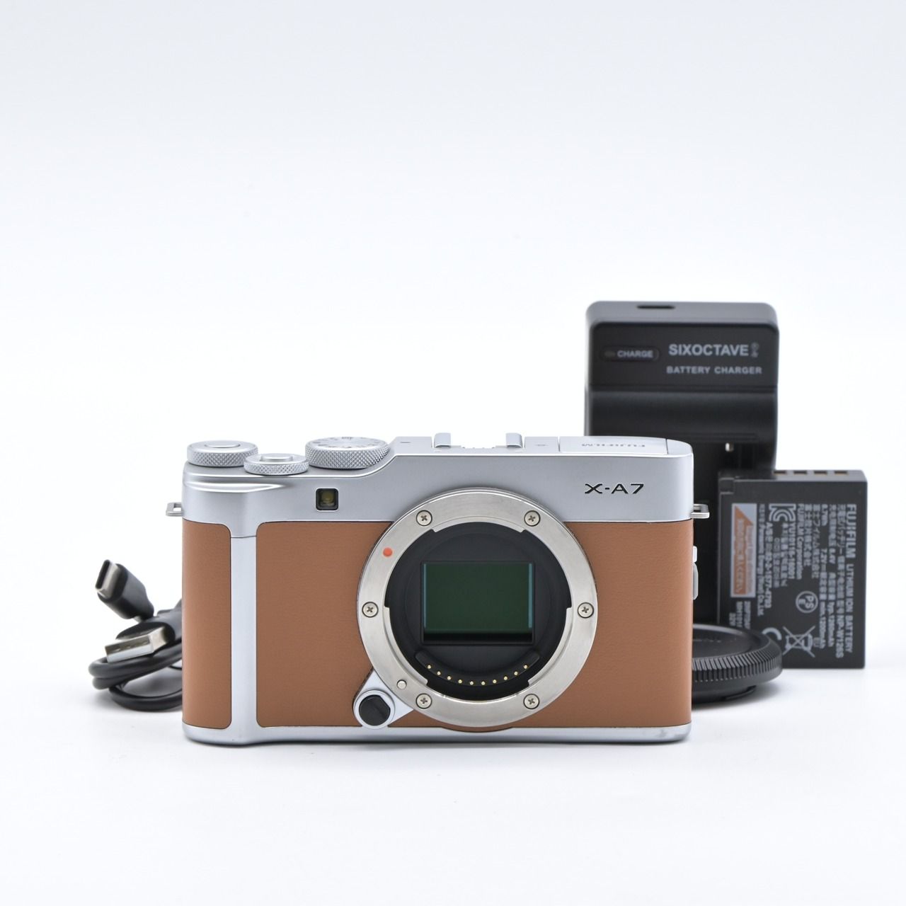 FUJIFILM フジフイルム X-A7 ボディ キャメル ミラーレス一眼レフ