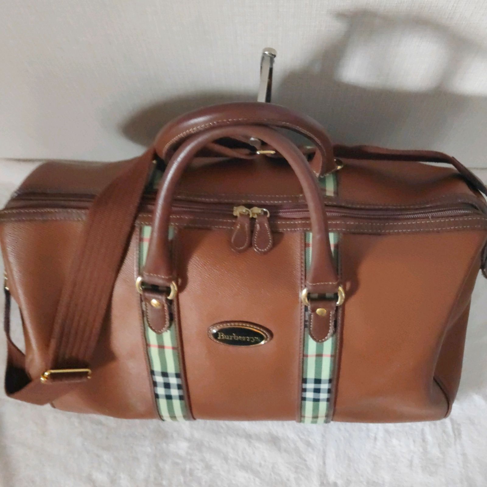 希少】バーバリー ボストンバッグ レザー ヴィンテージ 2way ノバ