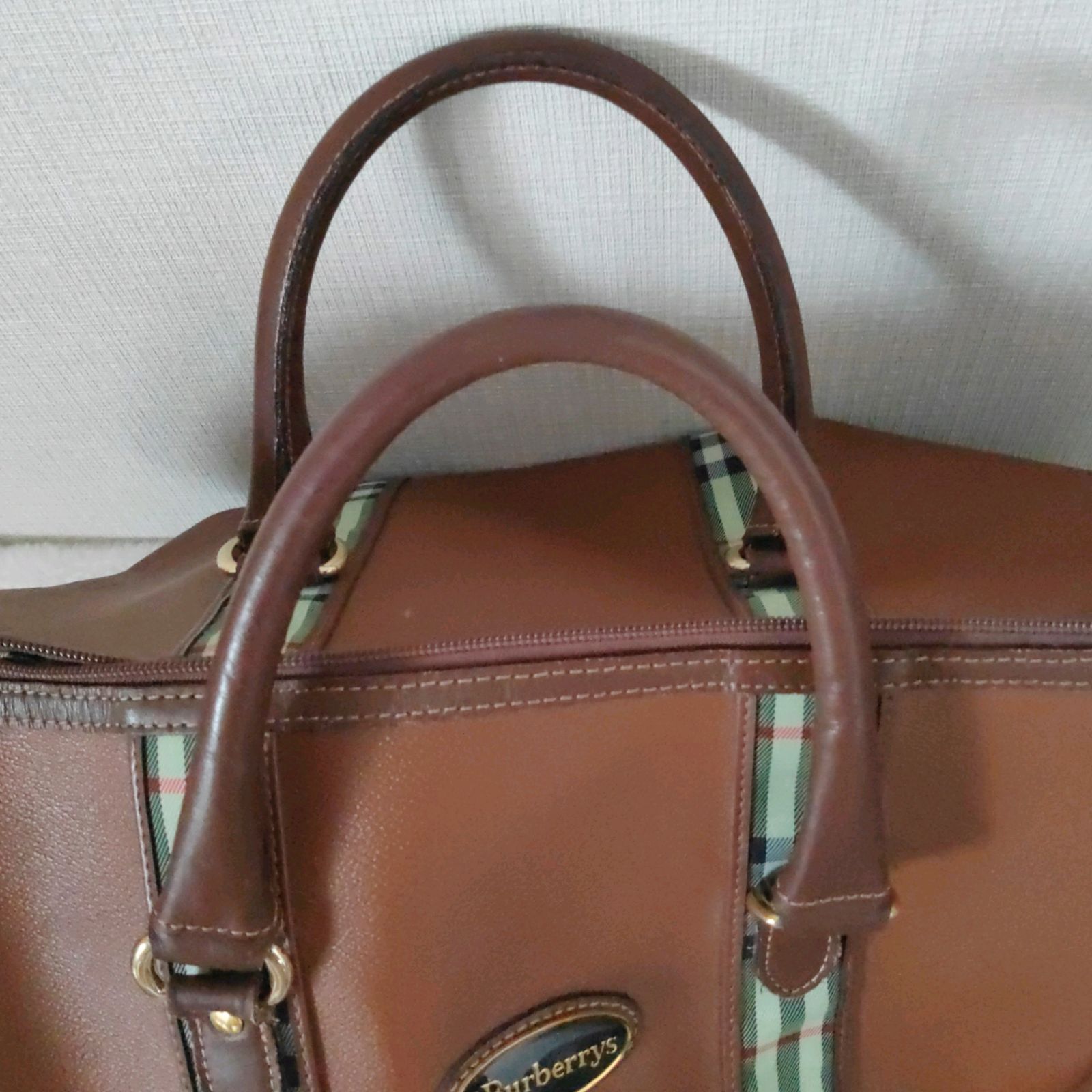 希少】バーバリー ボストンバッグ レザー ヴィンテージ 2way ノバ