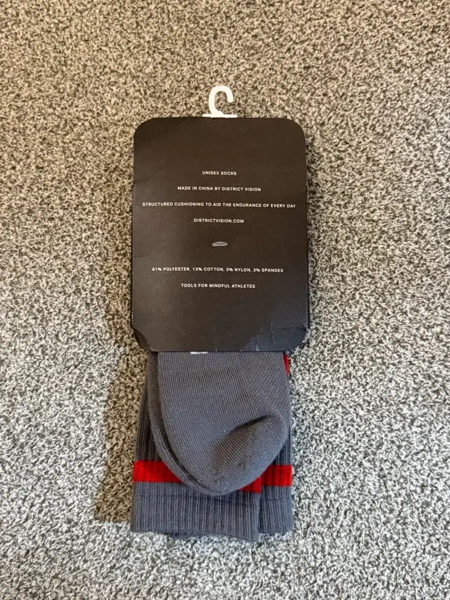 ディストリクトビジョン DV グレー 靴下 L