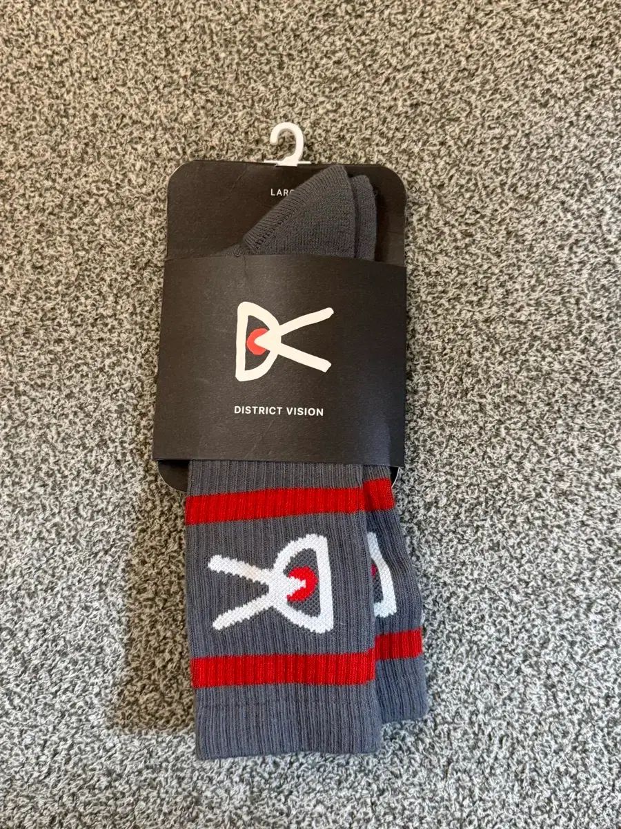 ディストリクトビジョン DV グレー 靴下 L