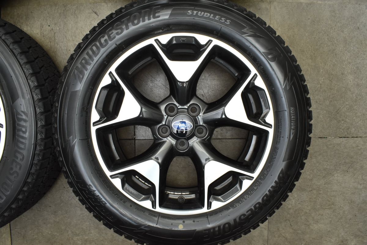  スバル GT系 XV 17 in 7 J 55 PCD 100 ブリザックDM V 3 225 60 R クロストレック SJフォレスター BMレガシィアウトバック 17インチ タイヤ ホイールセット