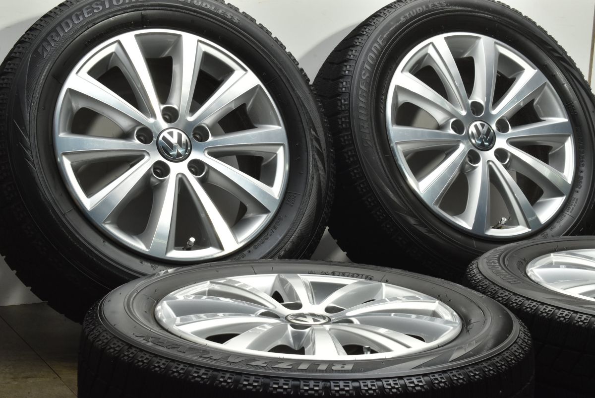 フォルクスワーゲン ゴルフ トゥーラン 16 in 6 5 J 50 PCD 112 ブリヂストン ブリザック VRX 205 60 R 品番