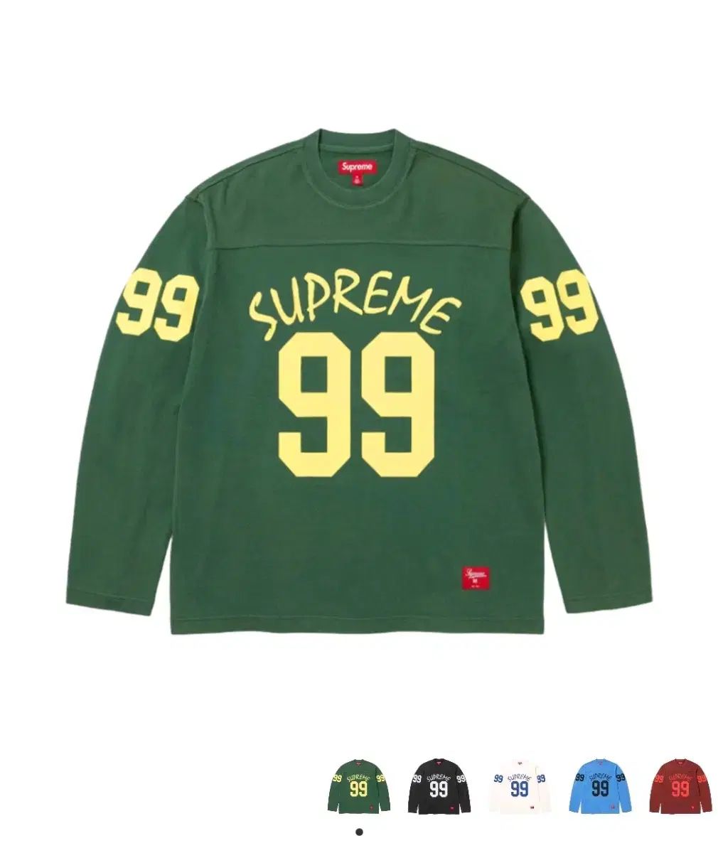 Supreme 99 フットボール ロングスリーブ グリーン XXL