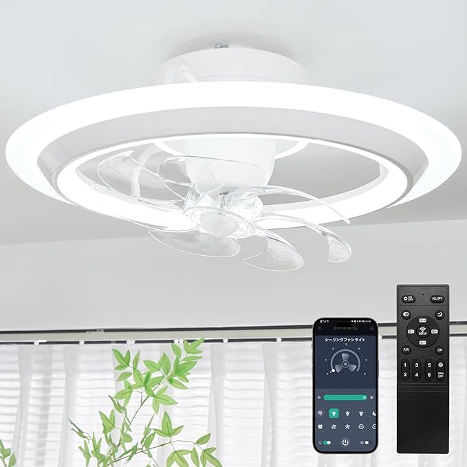 開封済・未使用品】SUKITEN LEDシーリングファンライト 8-10畳 LW017