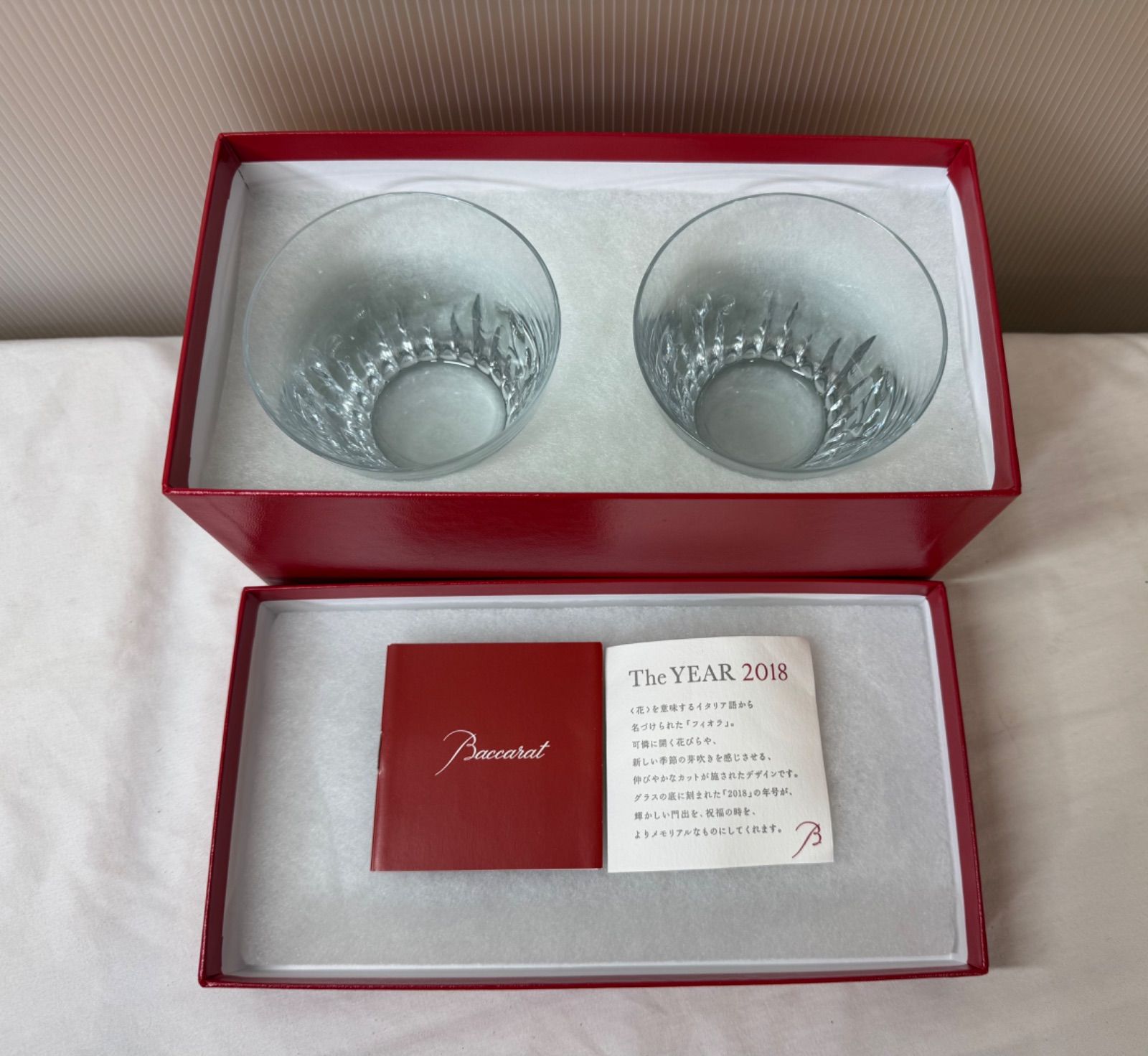 Baccarat バカラ ギフトボックス入り 2018年製