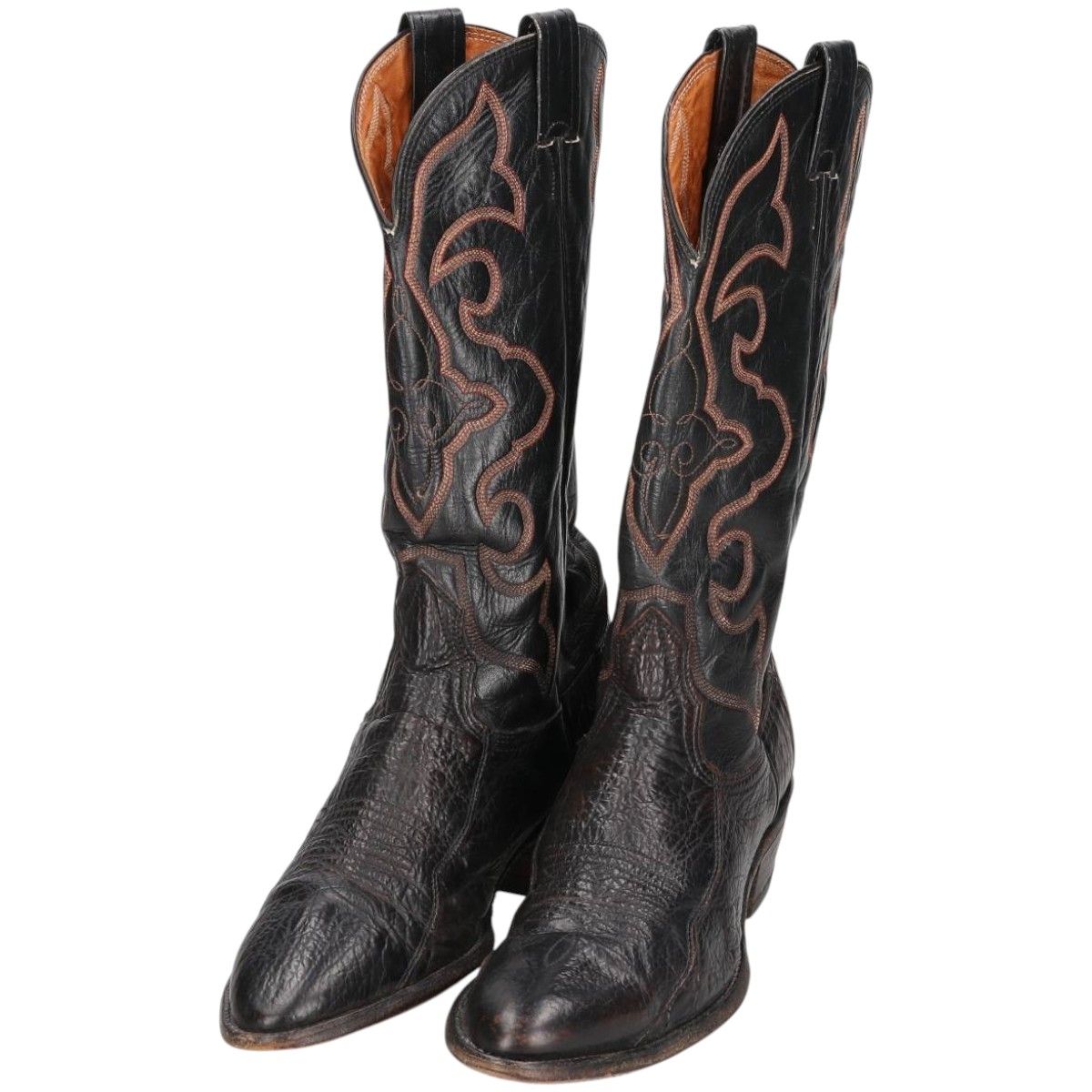 古着 ノコナブーツ Nocona Boots 総柄 ウエスタンブーツ USA製 8D 