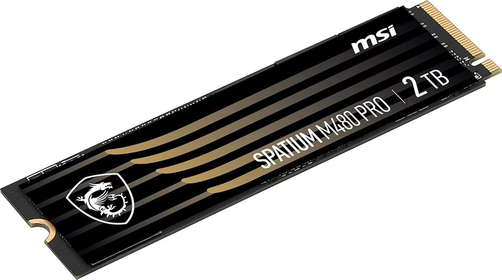 MSI SPATIUM M 480 Pro PCIe 4.0 NVMe M.2 2 TB 内蔵SSD 高速タイプ S 78-440 Q 600-P 83 HD 4391