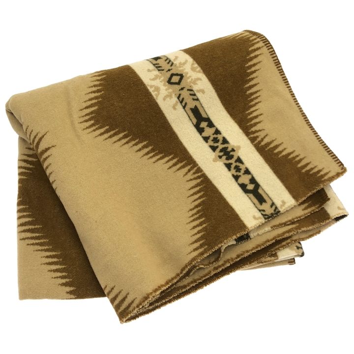 BasShu ④ Wool Blanket ユニセックス ブラウン ー