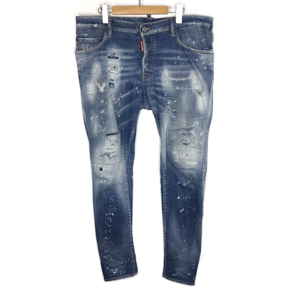 ディースクエアード デニムパンツ SUPER TWINKY JEAN S 30789 ブルー サイズ 54 107
