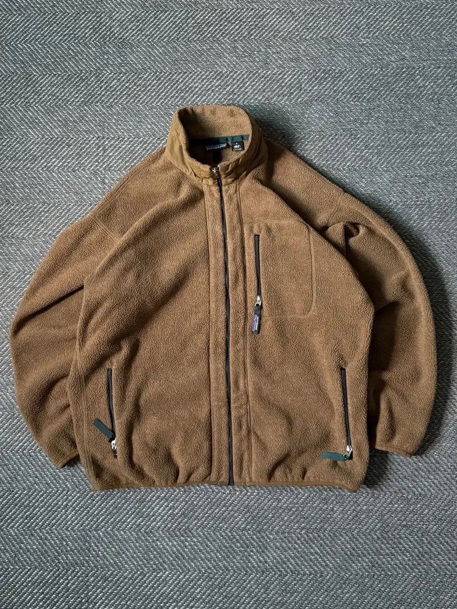 90 s USA patagonia レトロ フリース ジップアップ ジャケット 105-110