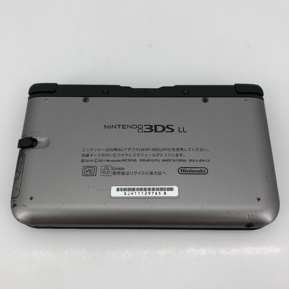 05 w 17453 T 3 DSLL ニンテンドー 本体のみ シルバー×ブラック 動作 み 品