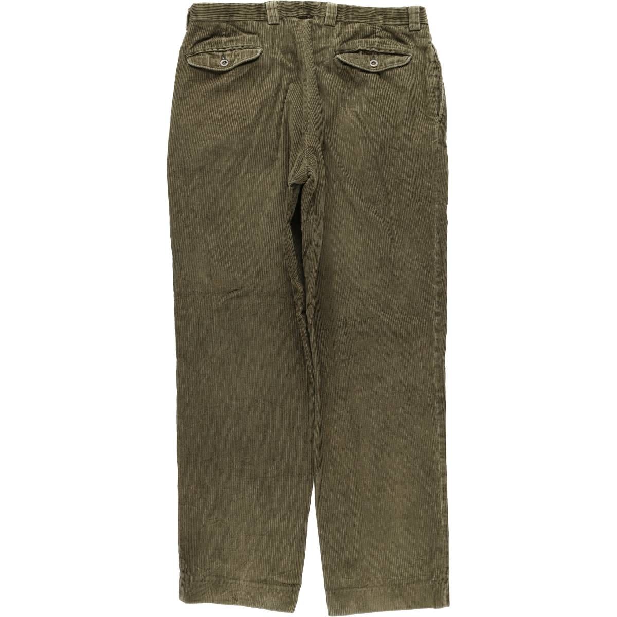 古着 00年代 エルエルビーン L Bean 太畝 ツータック コーデュロイパンツ メンズw 37相当 eaa 597545