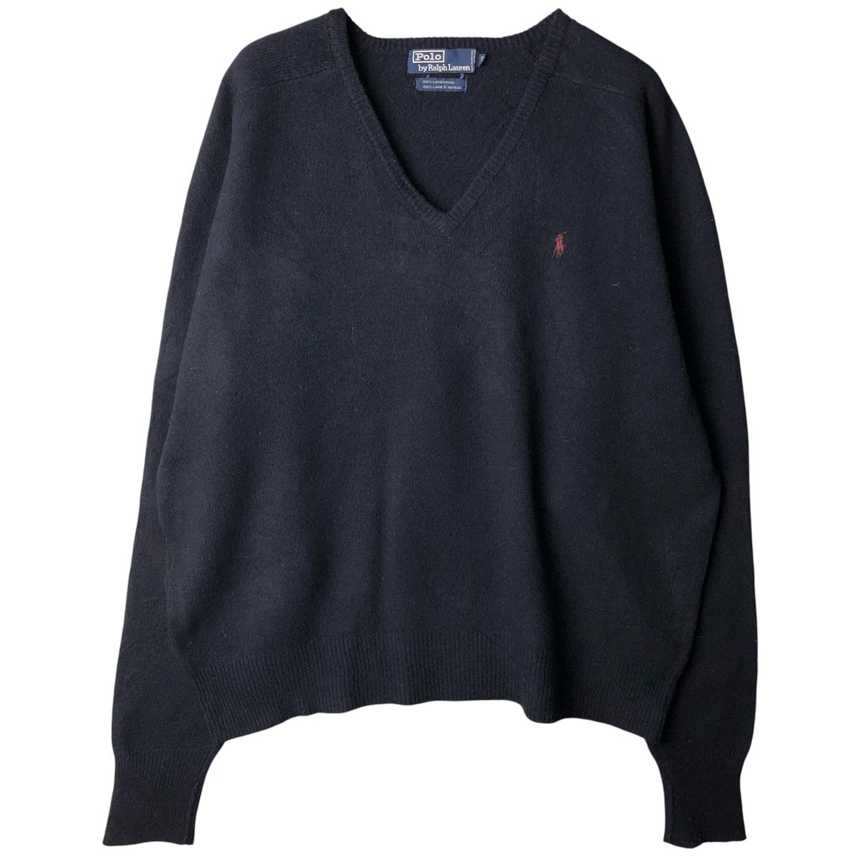 古着 ラルフローレン Ralph Lauren POLO by Ralph Lauren Vネック 