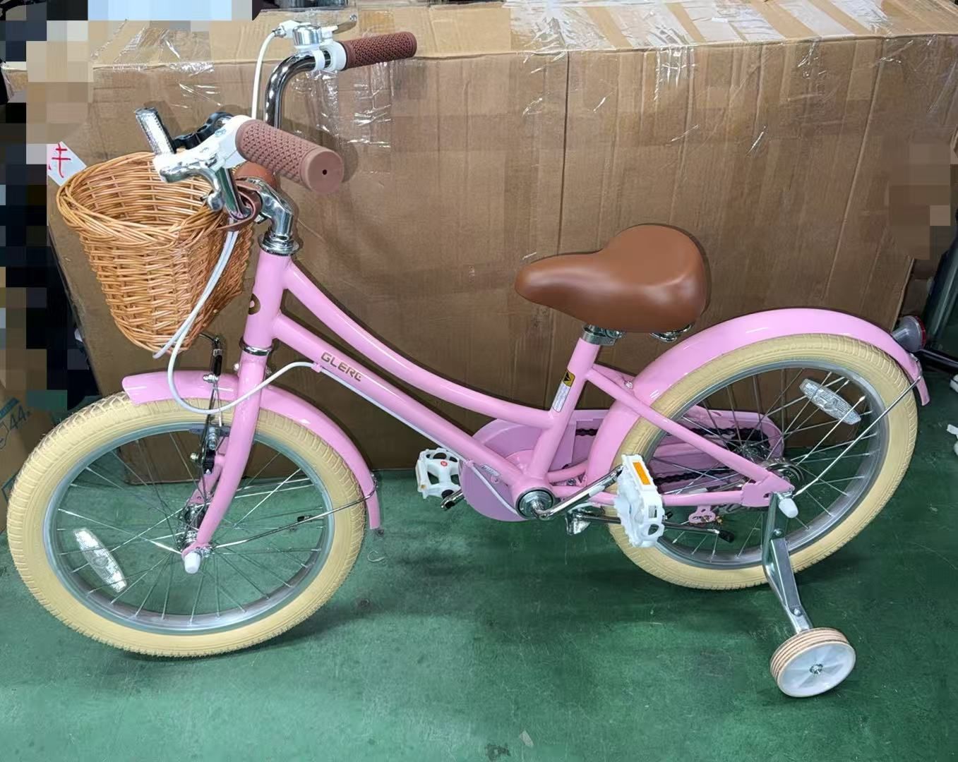 Glerc Little Molly 18インチ女の子子供用自転車 レトロキッズバイク 730760