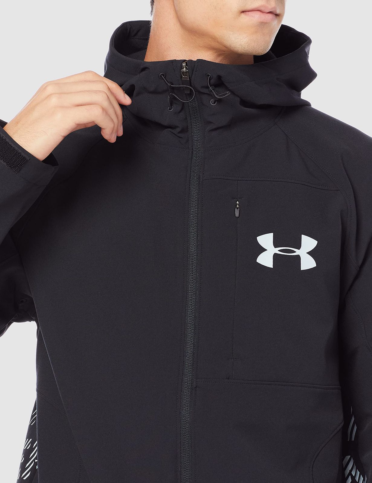 アンダーアーマー UA BRUSHED WOVEN JACKET Black | M