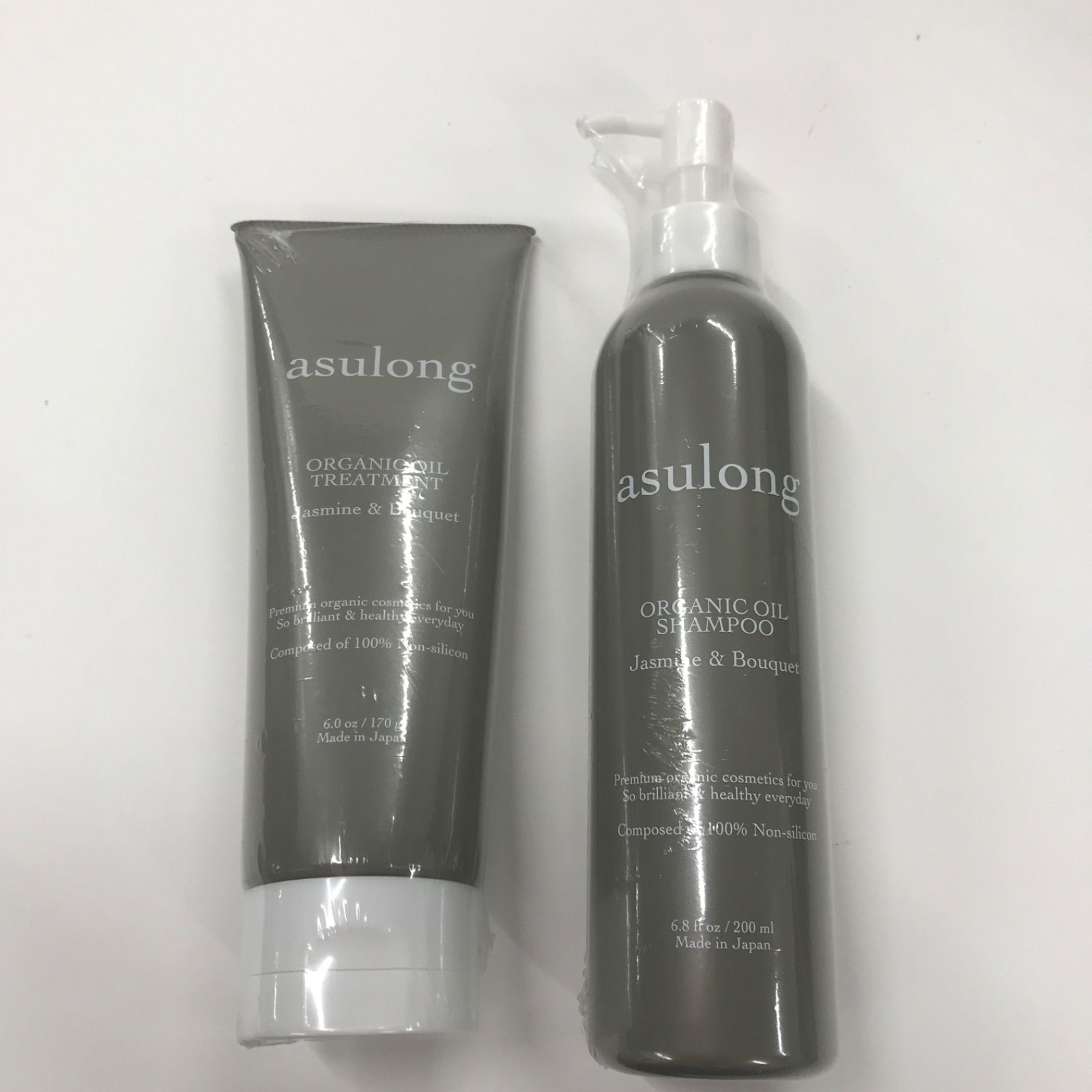 T2406 アスロング オーガニックオイルシャンプー 200ml・オーガニックオイルトリートメント 170g 計2点セット