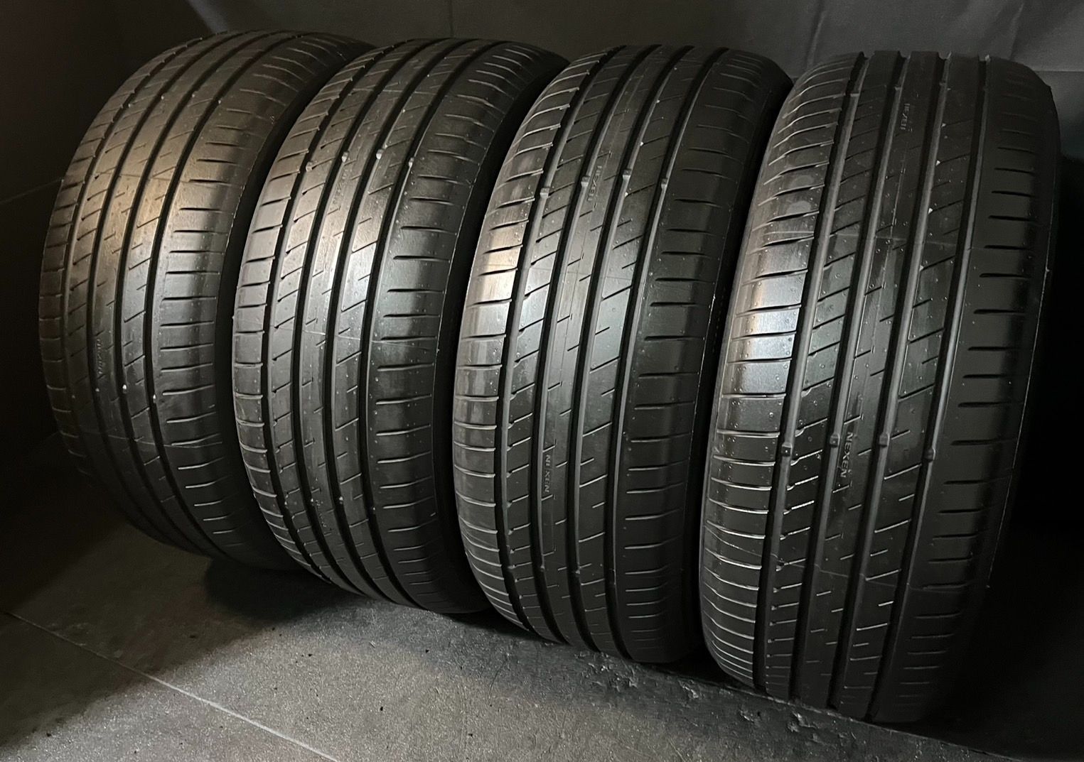 うっすらイボ 製 約9 8分山 NEXEN N FERA Sport MO 225 55 R 18 4本 h_856