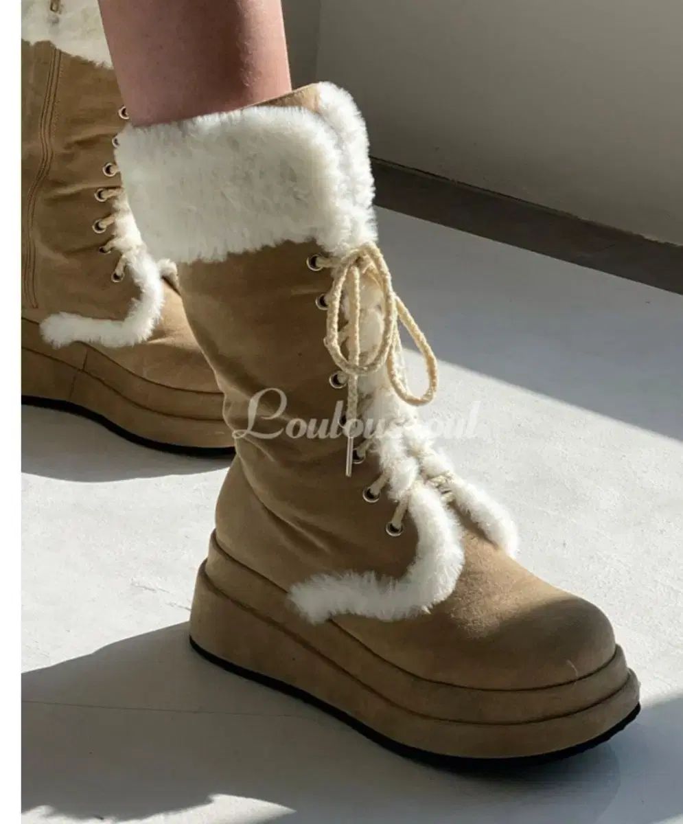 ルルソウル ウィンター エンジェル ファーブーツ 230