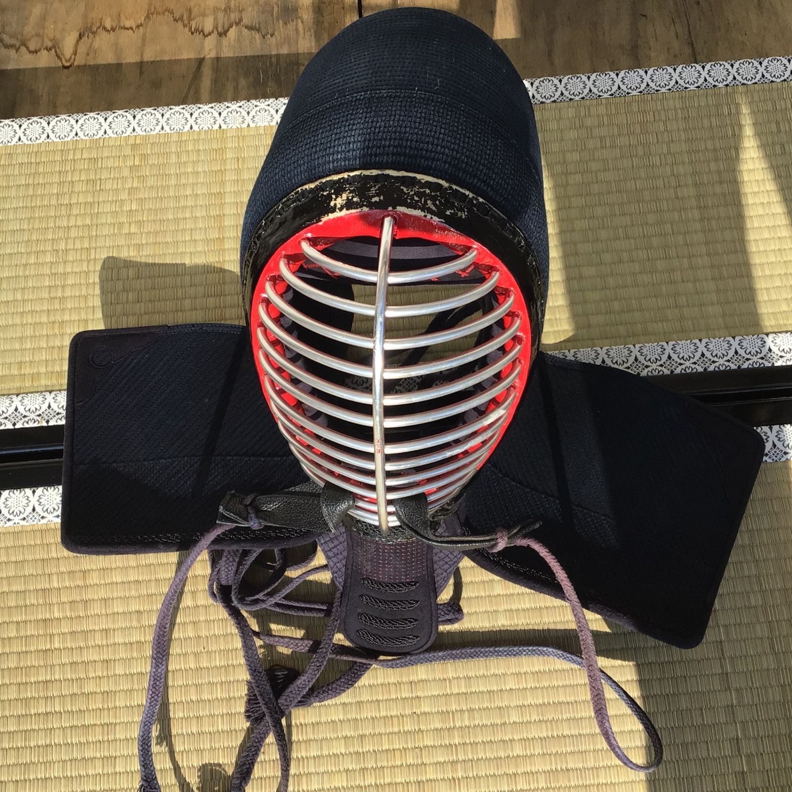 12087 剣道防具 面 胴 垂 3点セット 収納袋付 禅 SANKEI 名前刺繍あり 