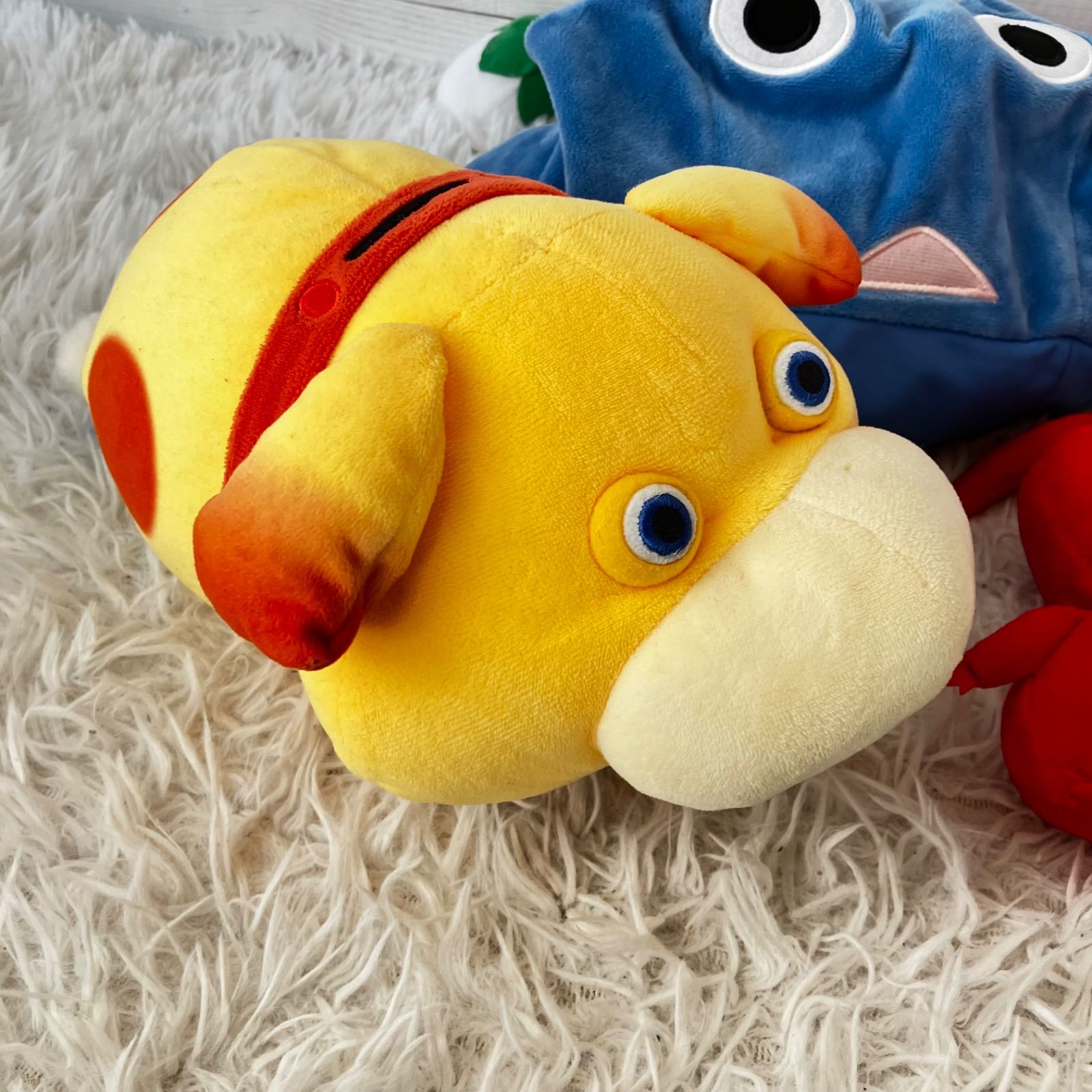 ピクミン なりきり帽子 ぬいぐるみマスコット 赤ピクミン 5点セット 青