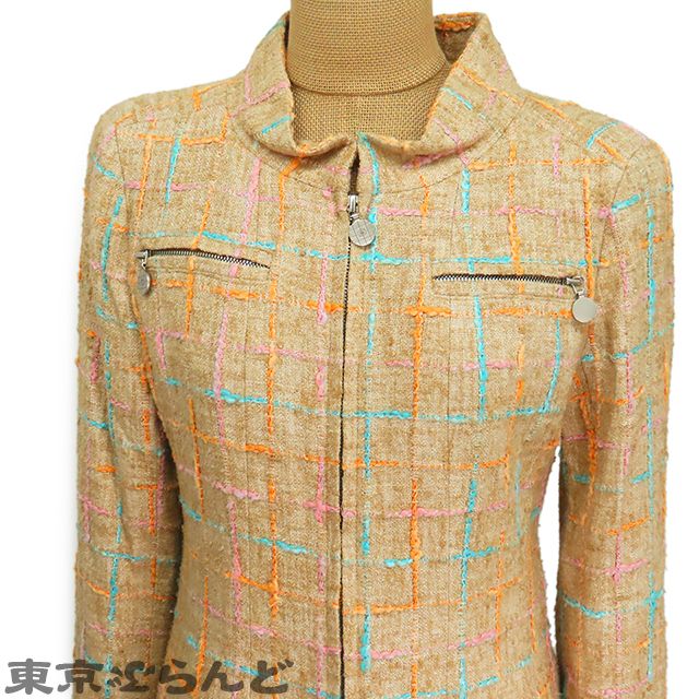 101787110 シャネル CHANEL ツイード ヴィンテージ コート