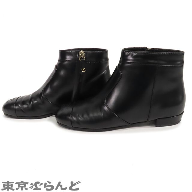 101797545 シャネル CHANEL ココマーク ショートブーツ G29240