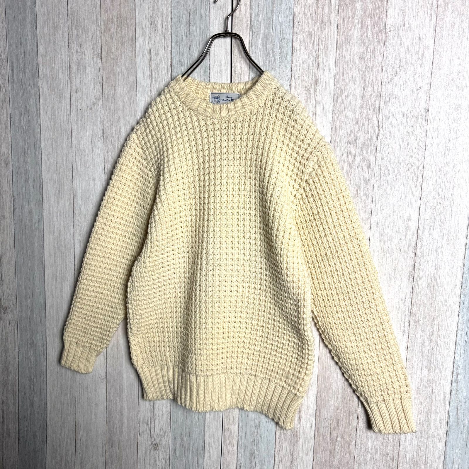 英国製 Kerry Woollen Mills ケリーウーレンミルズ クルーネック