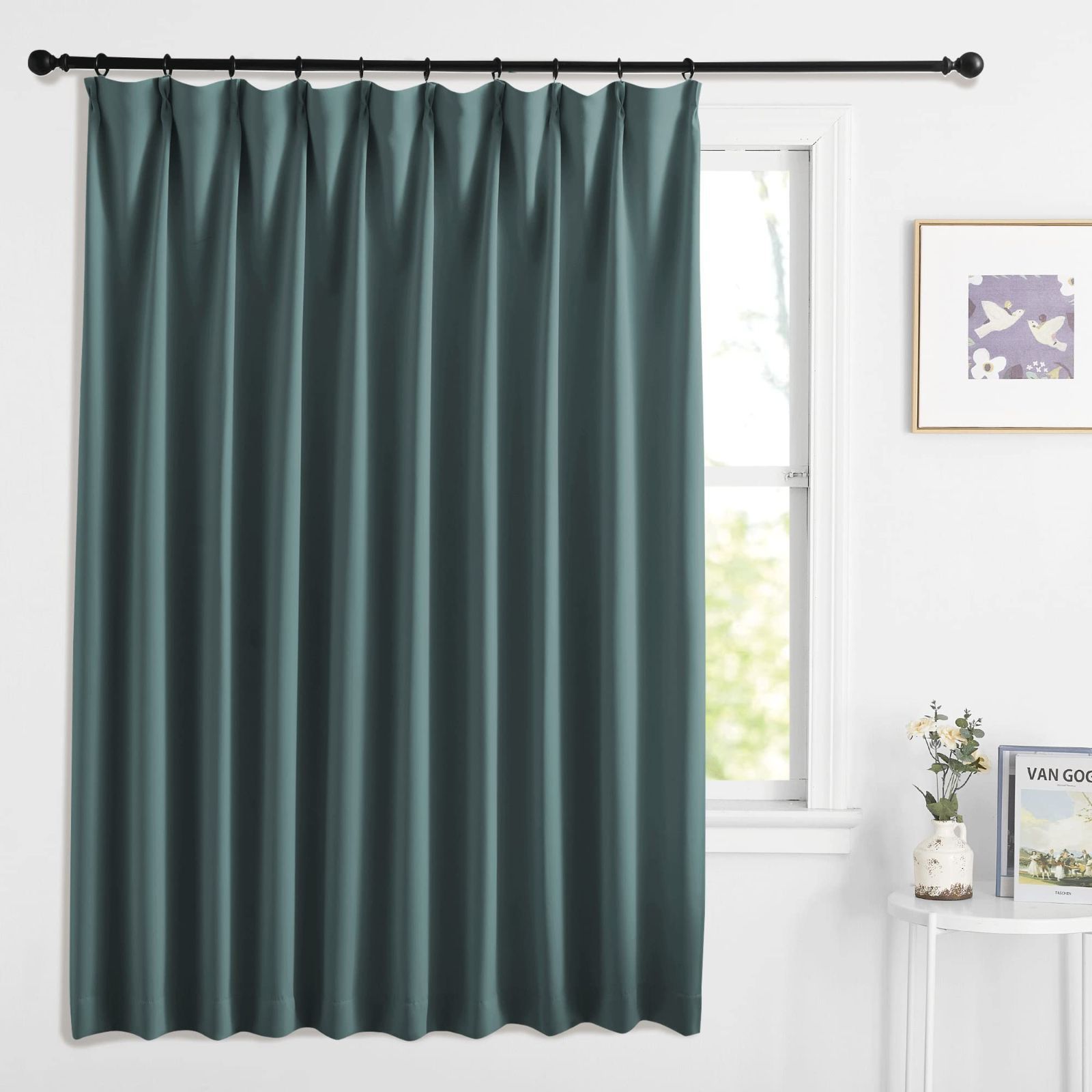 数量限定】NICETOWN 広い幅150 カーテン 遮光 紫外線対策 断熱 防寒