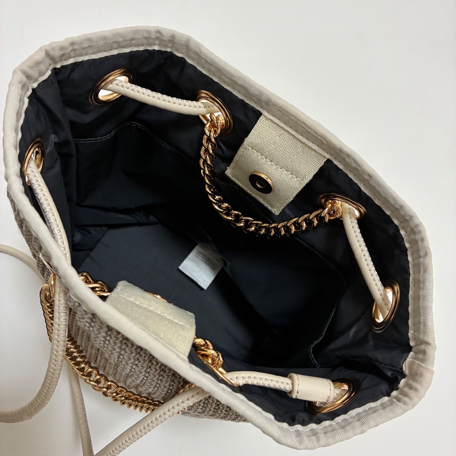 Lesportsac レスポートサック☆CHAIN CROCHET BUCKET チェーンクロシェ