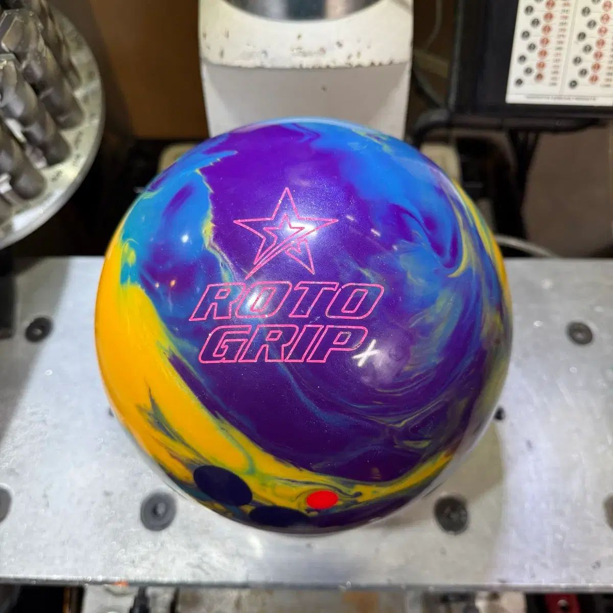 ロトグリップジェムボーリングボール - シトリン⁄ルビー ロトグリップ