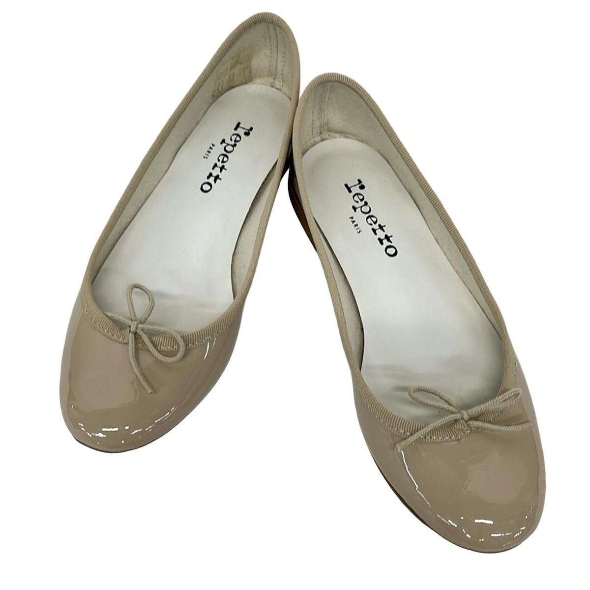 repetto(レペット) フラットシューズ 34 レディース美品 - ベージュ
