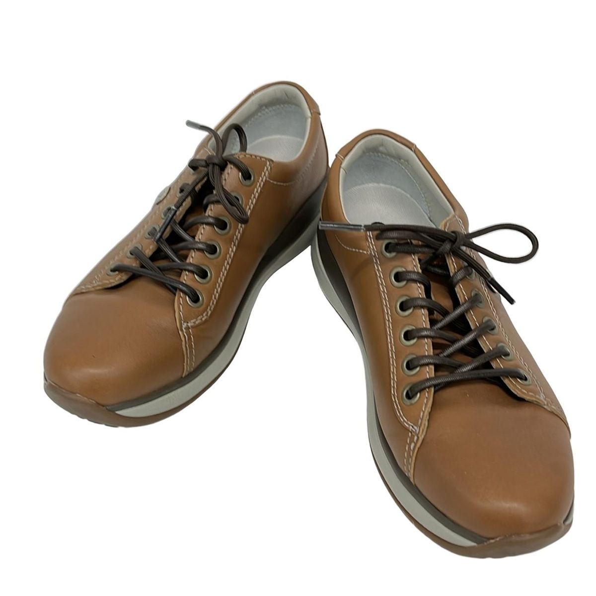 Joya ジョーヤ シューズ 36 1 3 レディース - ブラウン×ダークブラウン レザー