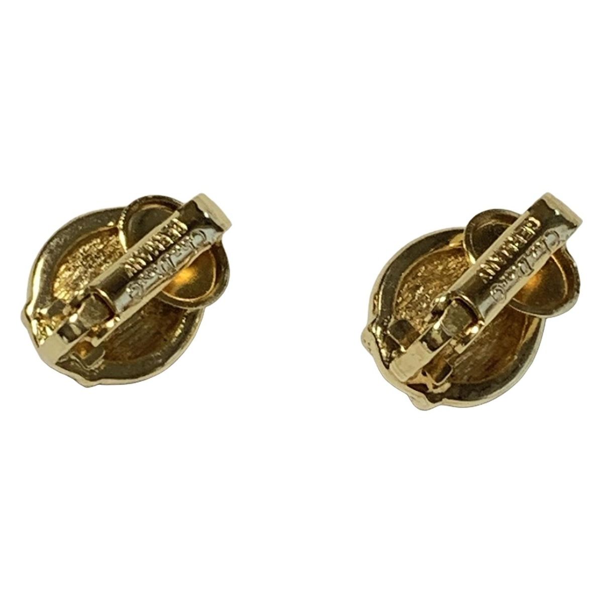 DIOR ChristianDior ディオール クリスチャンディオール イヤリング - ゴールド