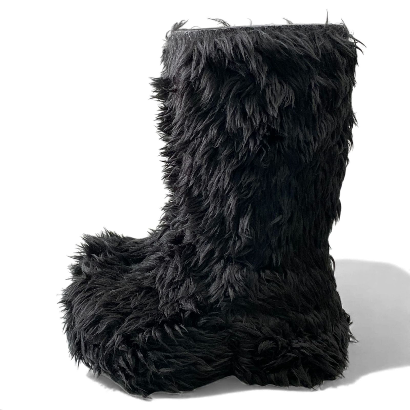  1 L 11 バレンシアガ 2025 SS ファーブーツ サイズ36 ブラック フェイクファー レディース シューズ 靴k 02 i その他 ブーツ