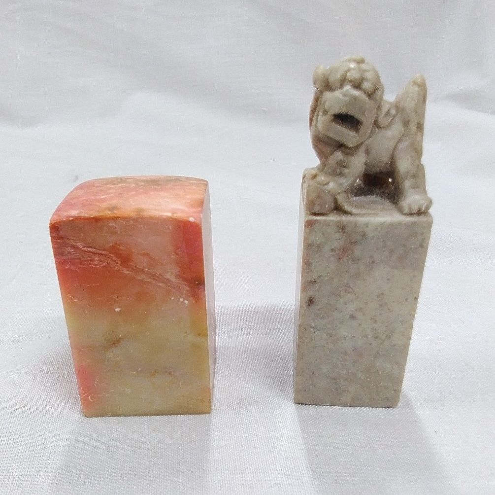 落款 らっかん 印材 篆刻 書道 石印材 文房具 落款印 天然 寿山石 M688