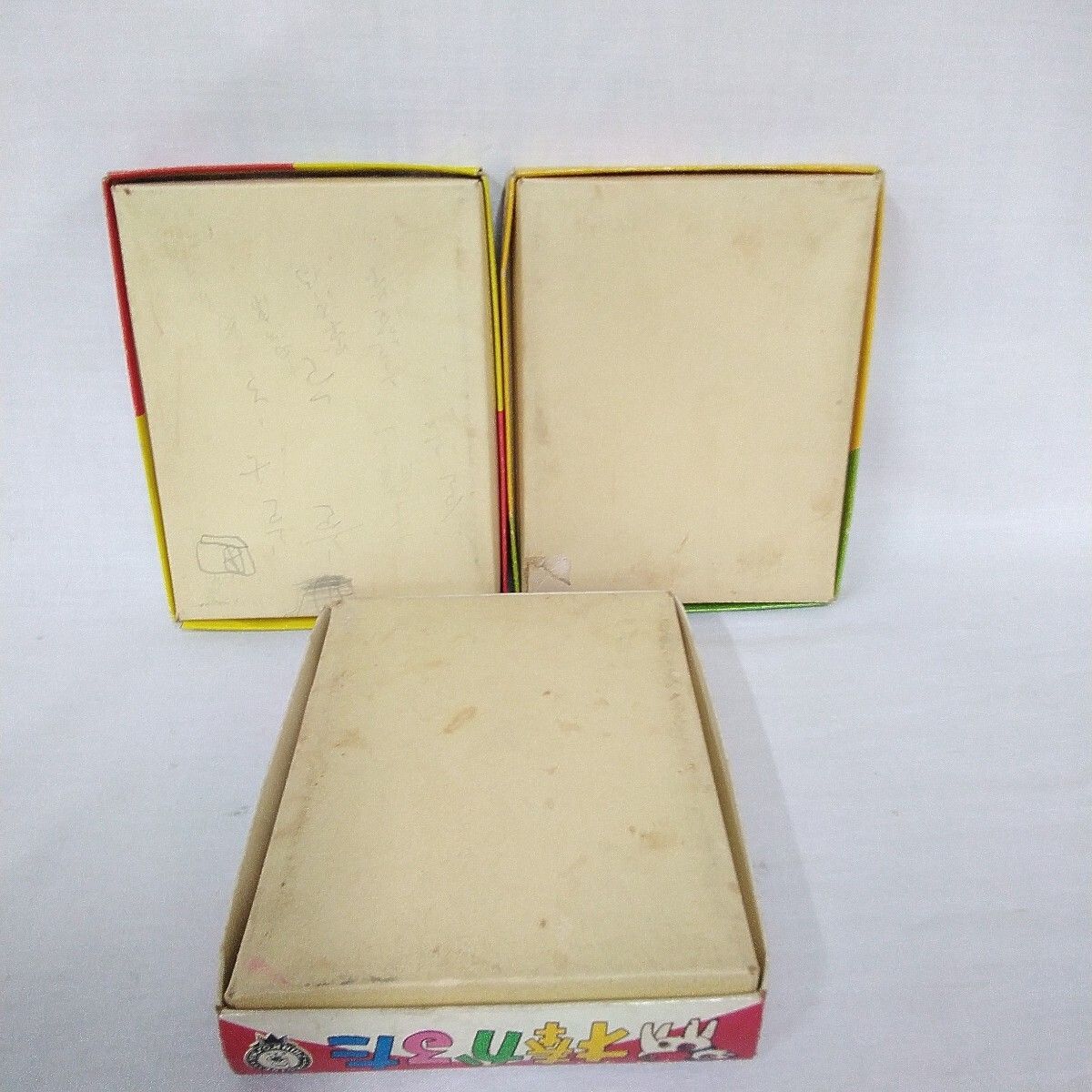 昭和レトロ　かるた 昭和レトロ/かるた/3箱まとめて/不足あり/中古品/長期保管品/汚れあり