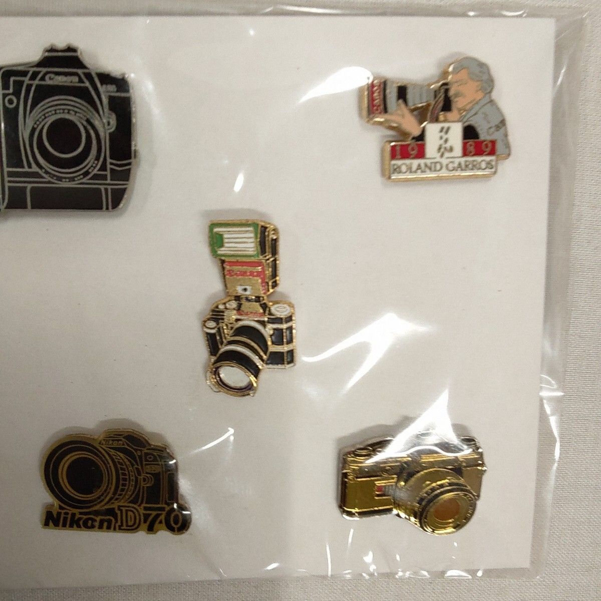ピンバッジ カメラ・フィルム・報道関係 36個セット Kodak・Canon