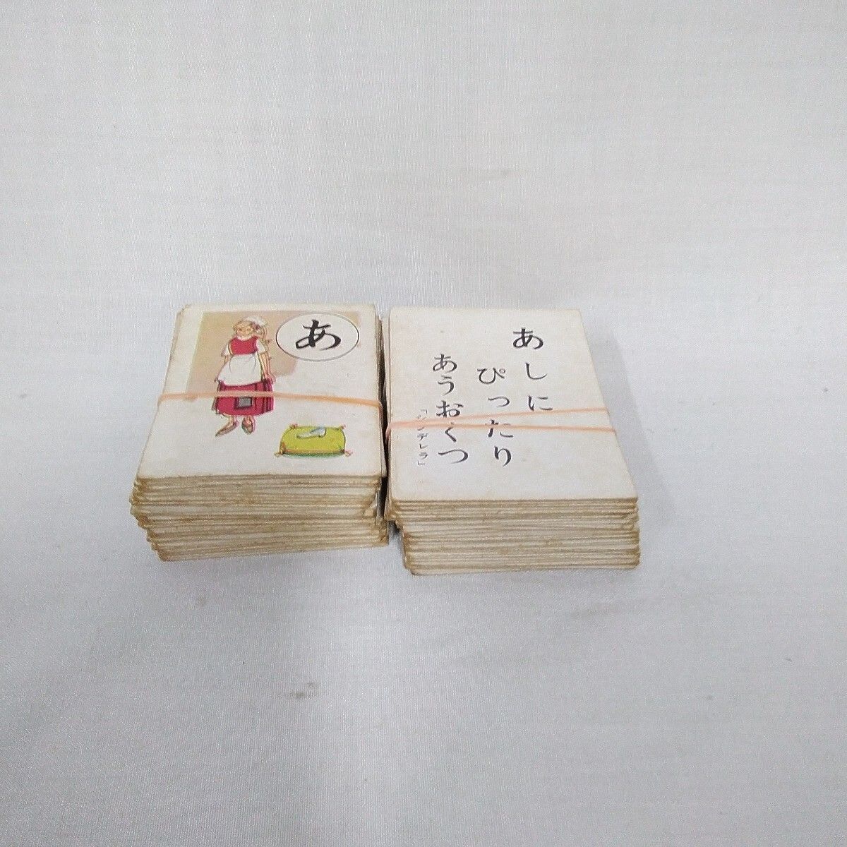 昭和レトロ　かるた 昭和レトロ/かるた/3箱まとめて/不足あり/中古品/長期保管品/汚れあり