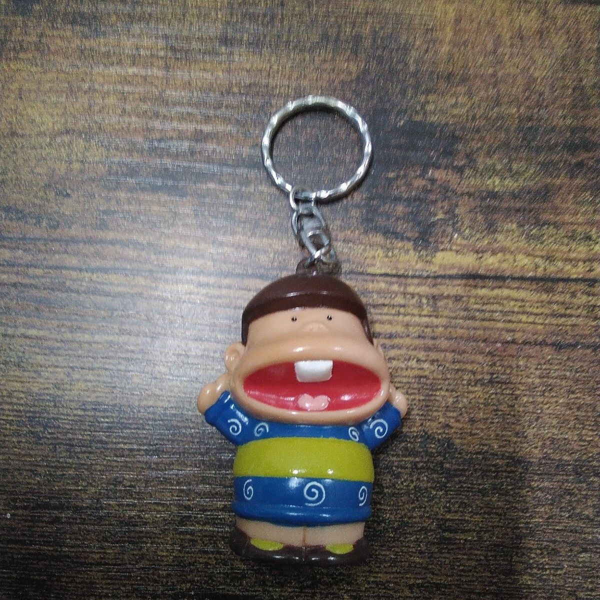 キーホルダー 昭和レトロ キーホルダー 「天才バカボン パパ、ママ