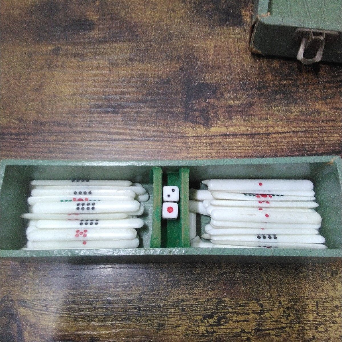 昭和レトロ 麻雀牌 「麻雀牌セット」点棒がかなり少ない(折れが多い