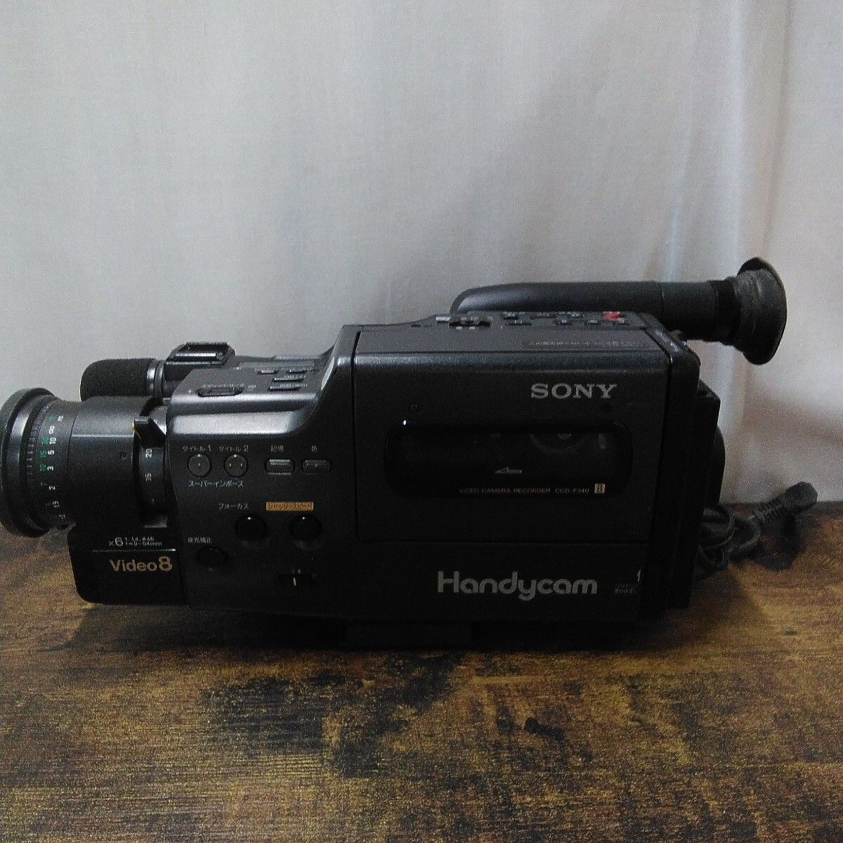 ビデオカメラ ソニー ビデオカメラ 「ハンディカム CCD-F340 ビデオ