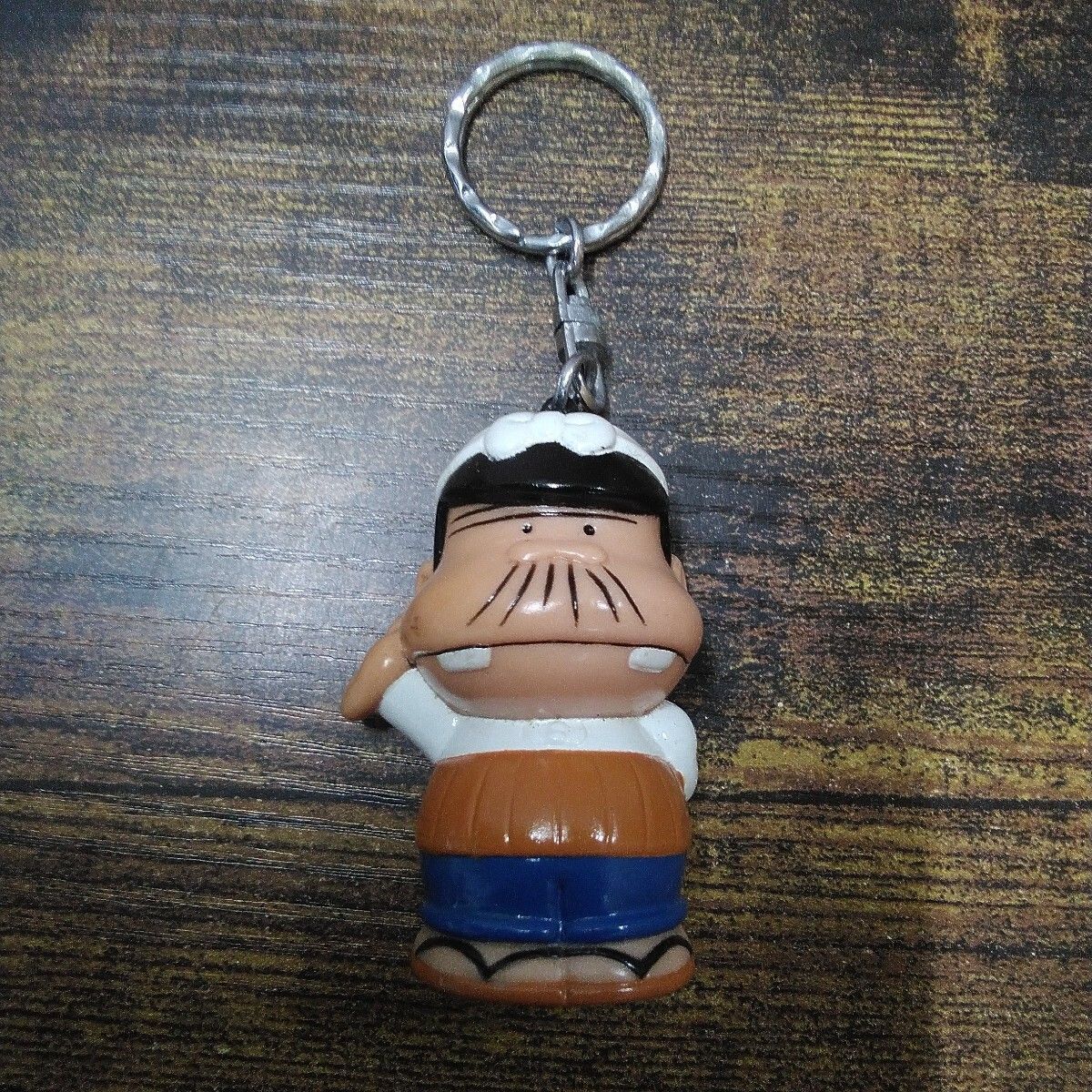 キーホルダー 昭和レトロ キーホルダー 「天才バカボン パパ、ママ