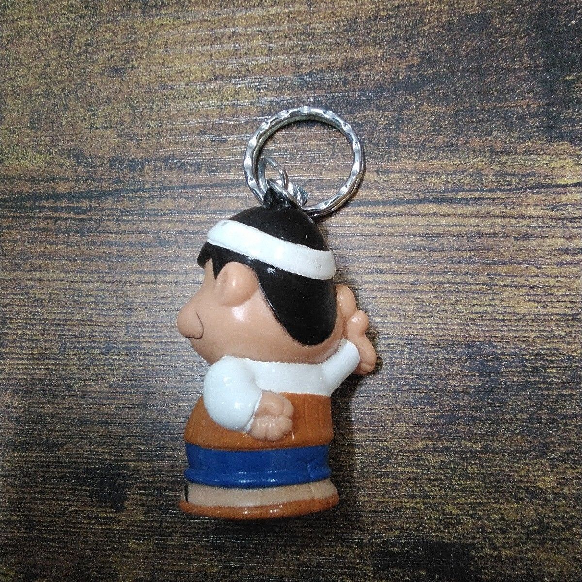 キーホルダー 昭和レトロ キーホルダー 「天才バカボン パパ、ママ