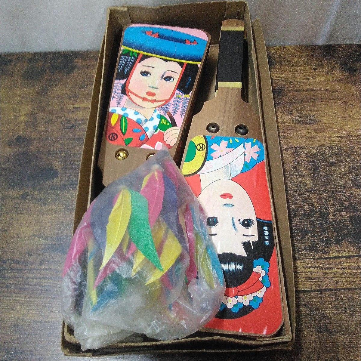 昭和レトロ 羽子板 「羽子板8個セット」紙ケース付き L953 - メルカリ