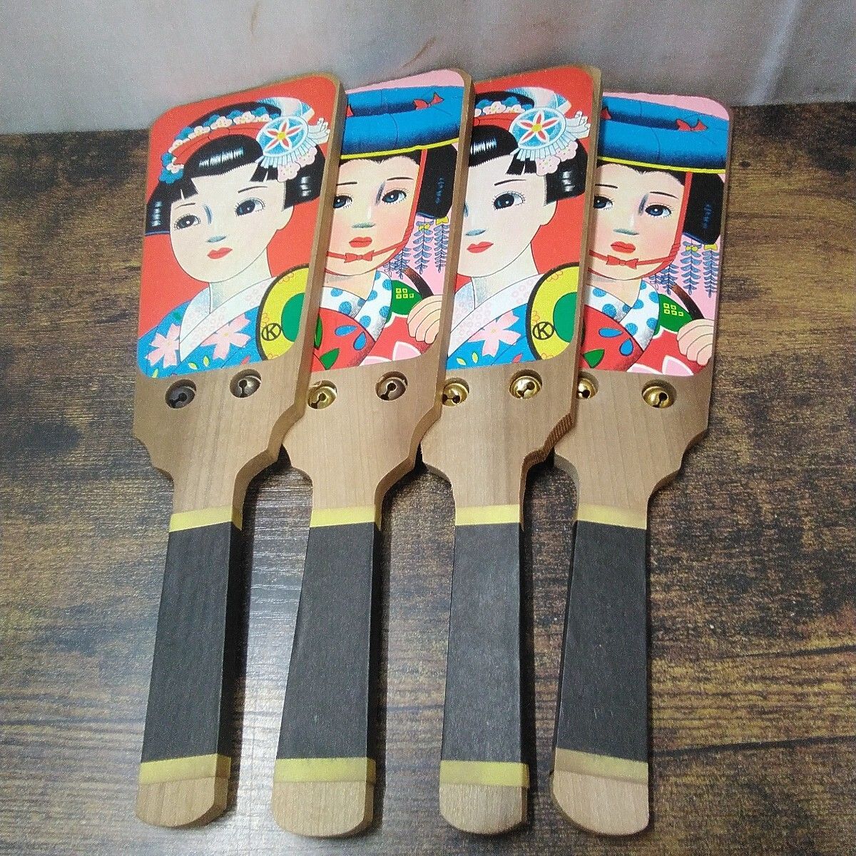 昭和レトロ 羽子板 「羽子板8個セット」紙ケース付き L953 - メルカリ