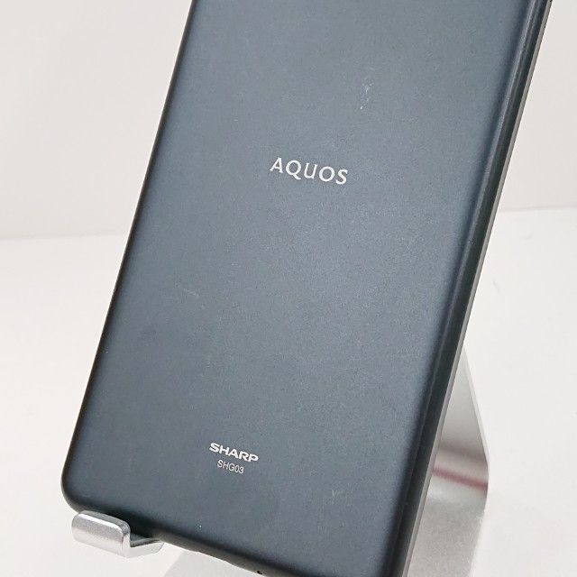 AQUOS sense5G SHG03 au ブラック 送料無料 購入 本体 c15895