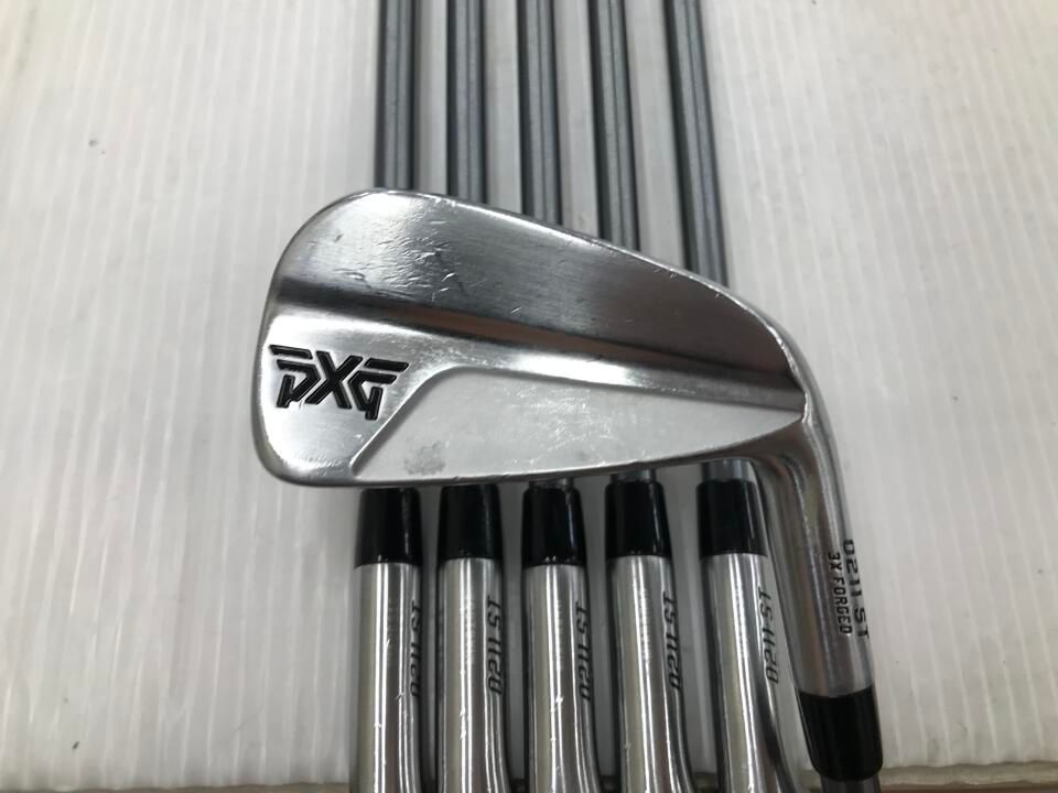 パーソンズエクストリームゴルフ 0211 ST MCI ブラック 100 Sフレックス アイアンセット