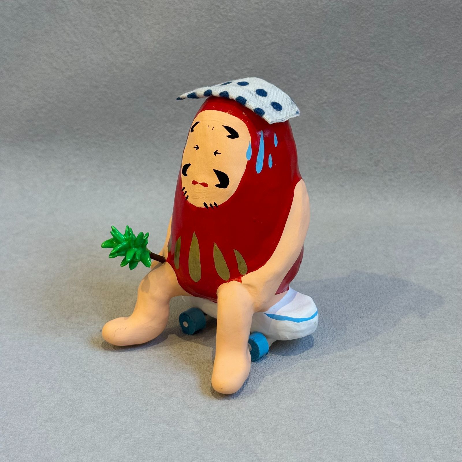 伊勢丹サウナ限定 x 寿印 スケボーだるま 達磨 温泉 座りだるま