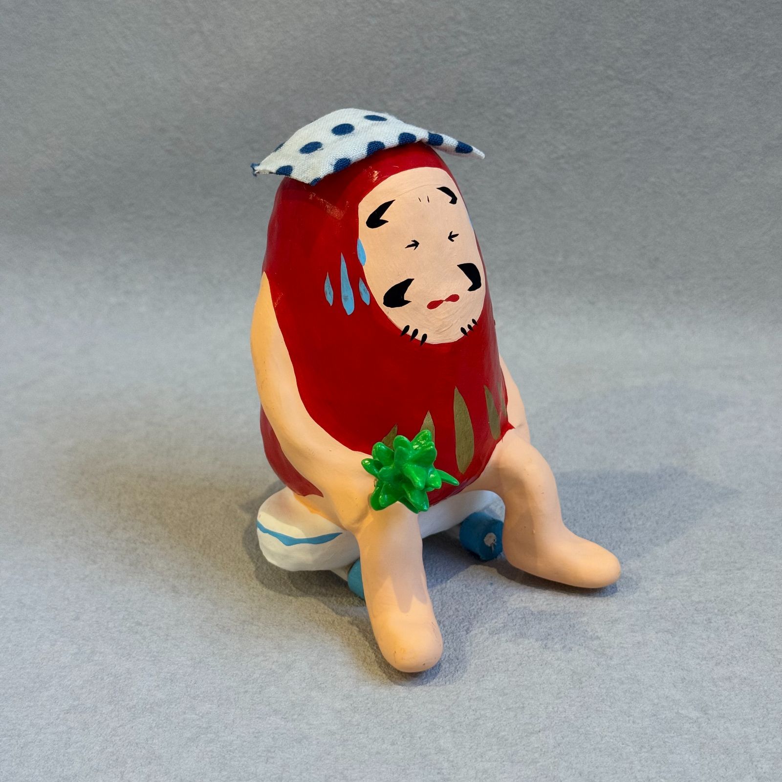 伊勢丹サウナ限定 x 寿印 スケボーだるま 達磨 温泉 座りだるま